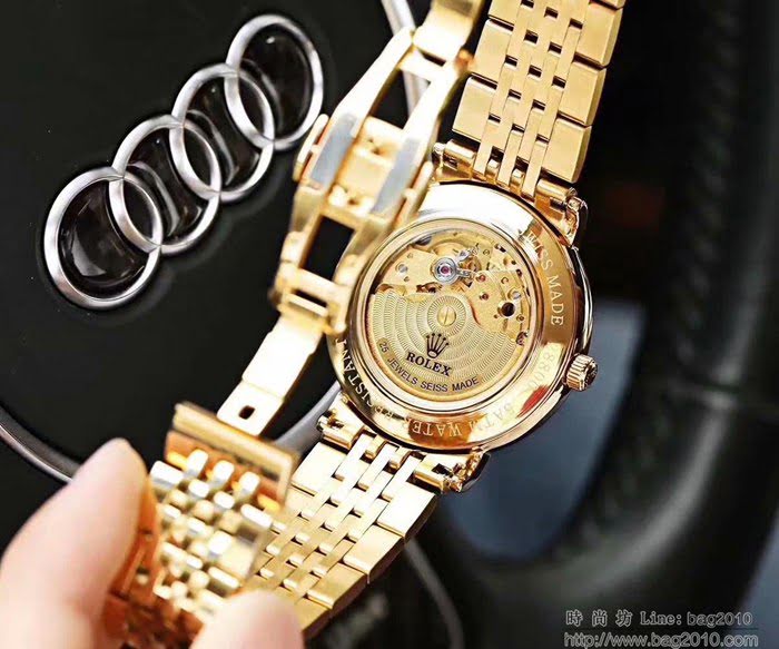 ROLEX勞力士 最新經典羅馬字面 男裝鋼帶 進口全自動機械 男士腕表 30米防水  wssb4760
